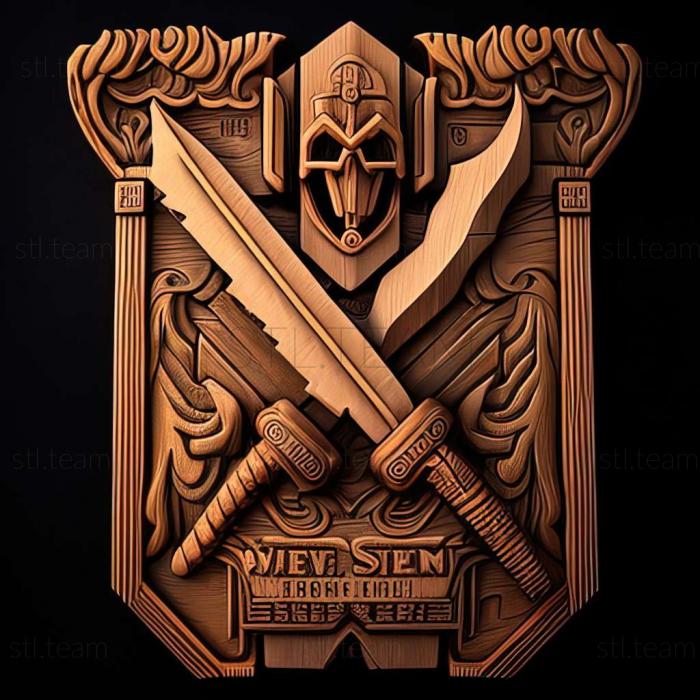 3D модель Игра Wolfenstein 3D Spear of Destiny (STL)